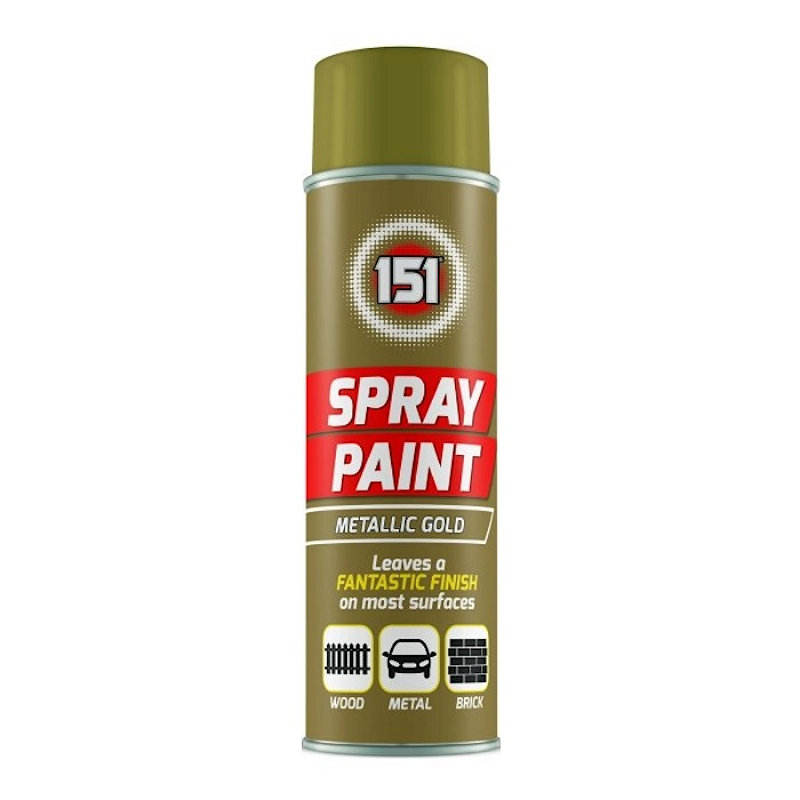 151 Spray Paint Metallic Gold 200ml TAR008A Cheap ⌛ 151 Spray Paint Metallic Gold 200ml TAR008A ???? -Everbuild Shop unnamed file 1001