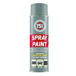 Brand new ???? 151 Spray Paint Metallic Silver 200ml TAR006 ????