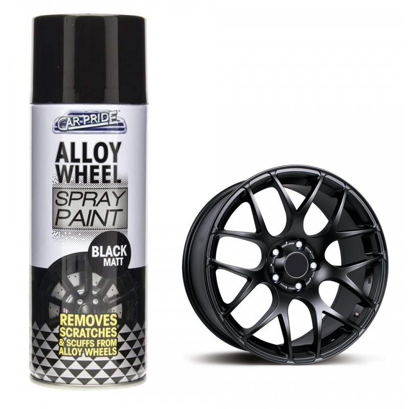 Car-Pride Alloy Wheel Matt Black Spray Paint 400ml CP074 Flash Sale ✨ Car-Pride Alloy Wheel Matt Black Spray Paint 400ml CP074 ⌛ -Everbuild Shop unnamed file 1019