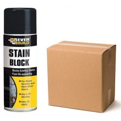 Hot Sale ???? Everbuild Stain Block Spray Paint Stainblock White STAINSTP Box Of 12 ????