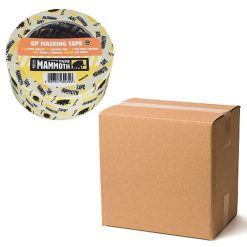 Hot Sale ⭐ Mammoth Tapes Everbuild Mammoth Masking Tape 19mm X 50m Box Of 64 ✨