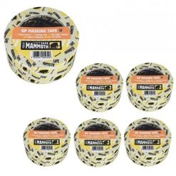 Outlet ๐ Mammoth Tapes Everbuild Mammoth Masking Tape 25mm X 50m Pack Of 6 ๐ฅ