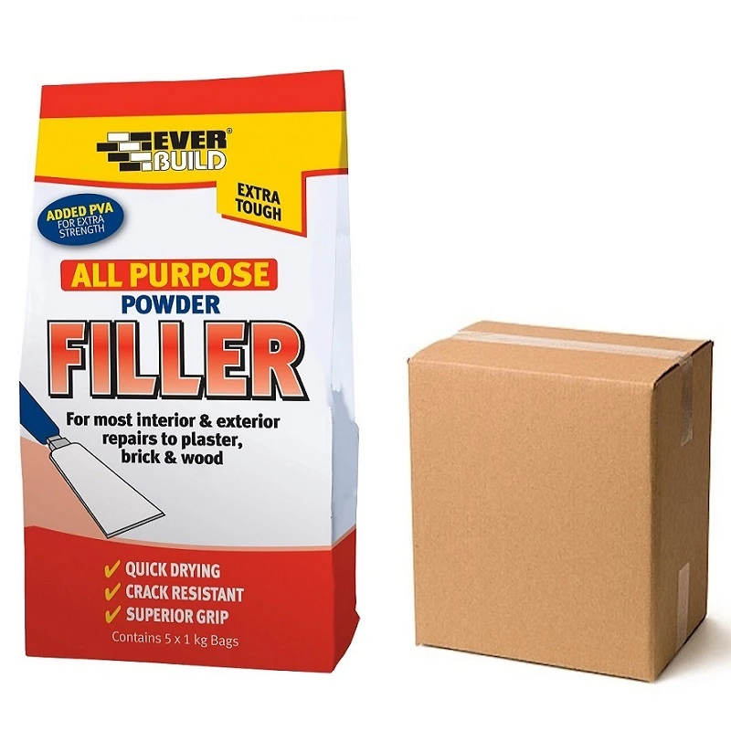 Wholesale โญ Everbuild All Purpose Powder Decorators Filler 5Kg Box Of 4 ๐
