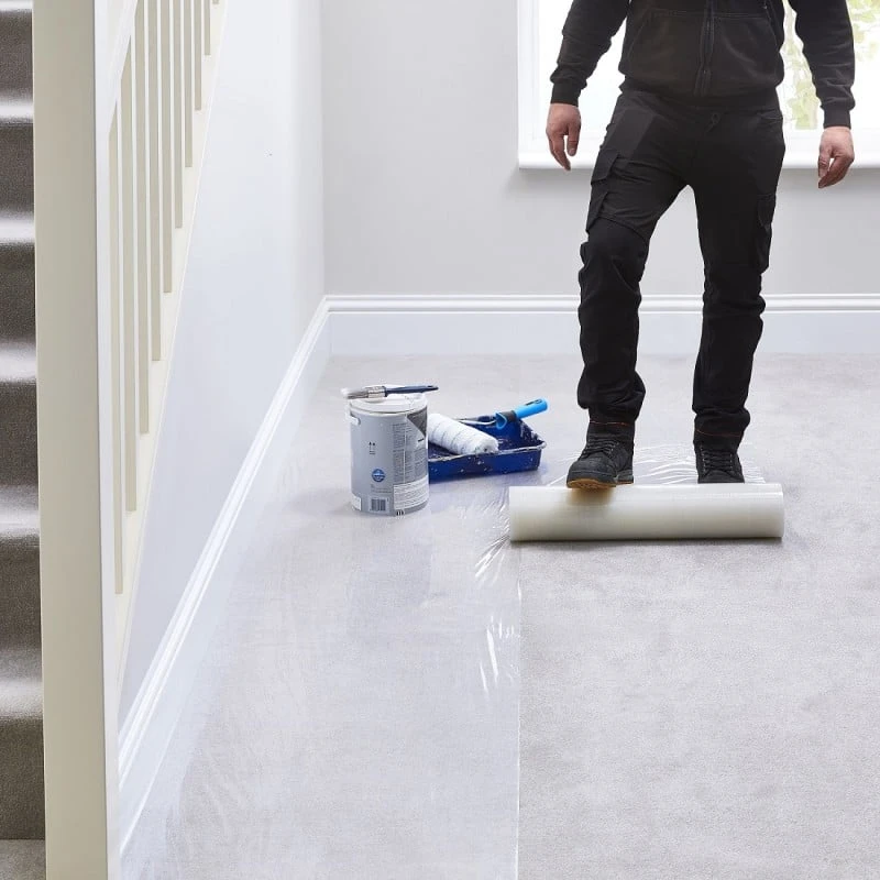 Flash Sale โ๏ธ Everbuild Roll & Stroll Contract Contractors Carpet Protector 100m ROLLCON100 โ๏ธ - Image 4