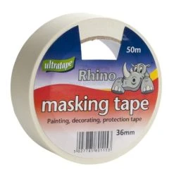 Promo 🔥 Rhino Ultratape Masking Tape 18mm X 50m 🧨