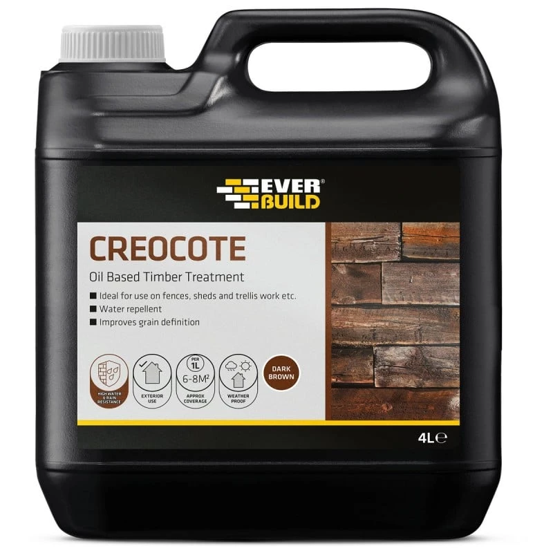 Top 10 ๐ Everbuild Creocote Timber Wood Stain Treatment 16 Litre Dark Brown โค๏ธ - Image 2