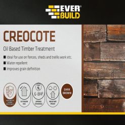 New ???? Everbuild Creocote Timber Wood Stain Treatment 4 Litre Dark Brown CREODKBN4 ✨ 11 New ???? Everbuild Creocote Timber Wood Stain Treatment 4 Litre Dark Brown CREODKBN4 ✨ -Everbuild Shop unnamed file 1347