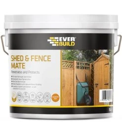 Brand new โค๏ธ Everbuild FENCECO5 Shed And Fence Mate Country Oak Wood Stain 5 Litre ๐งจ
