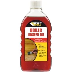 Outlet ⌛ Everbuild Linseed Oil Boiled Wood Treatment 500ml BOILLIN 💯