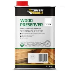 Outlet 😍 Everbuild Lumberjack Wood Preserver 1 Litre - Clear LJCR01 ⌛