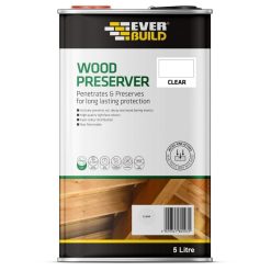 Outlet ⌛ Everbuild Lumberjack Wood Preserver 5 Litre - Clear LJCR05 ????