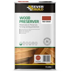 Outlet ⭐ Everbuild Lumberjack Wood Preserver 5 Litre - Red Cedar LJRC05 ????