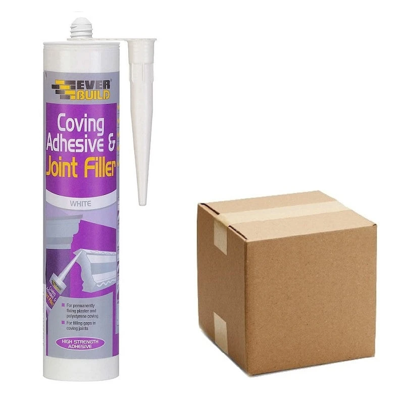 Budget ๐ Everbuild Cove Coving Adhesive Joint Filler Box Of 12 ๐