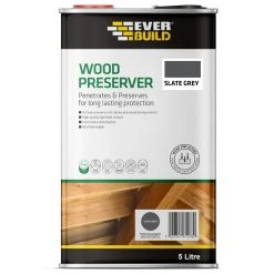 Best Pirce ✨ Everbuild Lumberjack Wood Preserver 5 Litre - Slate Grey LJSG05 ✨