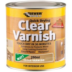 Best reviews of ???? Everbuild Quick Drying Clear Matt Varnish 250ml WVARCLM02 ????