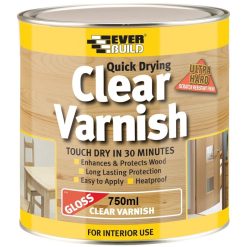 Best reviews of ❤️ Everbuild Quick Drying Clear Varnish Gloss 750ml WVARCLG07 ❤️