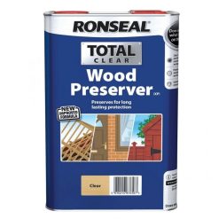 Wholesale ???? Ronseal Total Clear Wood Preserver Rot Fungi Woodworm 5 Litre 37658 ????