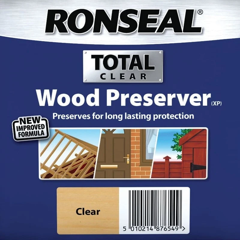 Wholesale 😍 Ronseal Total Clear Wood Preserver Rot Fungi Woodworm 5 Litre 37658 🔥 - Image 2