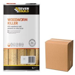 Best deal ???? Everbuild Lumberjack Wood Worm Killer 5 Litre LJWORM05 Box Of 4 ????