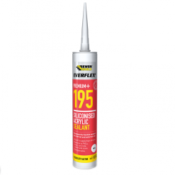 Brand new ???? Everbuild 195 Everflex Siliconised Acrylic Sealant Caulk White - Box Of 25 ???? -Everbuild Shop unnamed file 2