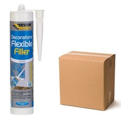Cheap ???? Everbuild Flexible White Decorators Filler C3 FLEX Box Of 12 ❤️