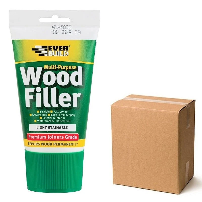 Budget ๐ Everbuild Joiners Grade Wood Filler Light Stainable Tube Box Of 6 ๐