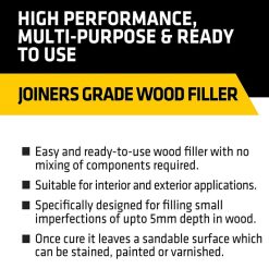 Budget ???? Everbuild Joiners Grade Wood Filler Light Stainable Tube Box Of 6 ???? -Everbuild Shop unnamed file 220