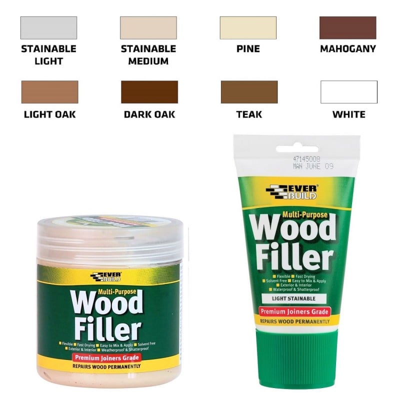Everbuild Multi Purpose Joiners Grade Colour Wood Filler 250ml Trade Box of 6 Brand new ???? Everbuild Multi Purpose Joiners Grade Colour Wood Filler 250ml Trade Box Of 6 ???? -Everbuild Shop unnamed file 239