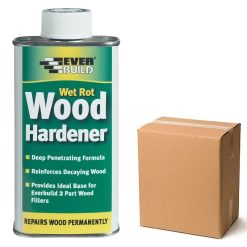 Cheapest ???? Everbuild WOODHARD2 Wet Rot Wood Hardener Treatment Box Of 6 ????