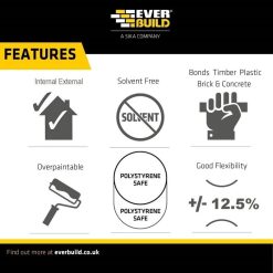 Best reviews of ???? Everbuild 195 Everflex Siliconised Acrylic Sealant Int Ext Flex Caulk White 195WE ???? -Everbuild Shop unnamed file 49