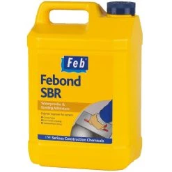 Discount 🎁 Feb Febond SBR Waterproof Bonding Agent 5 Litre FBBONDSBR5 ✔️