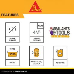 Cheap ???? Sika SikaBond SBR + Waterproof Bonding Agent 5 Litre SIKASBR5 ✨ -Everbuild Shop unnamed file 639