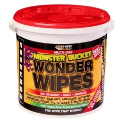 Promo 🔥 Everbuild Monster Bucket Wonder Wipes 500 Wipe Tub MONSTERW 🎉