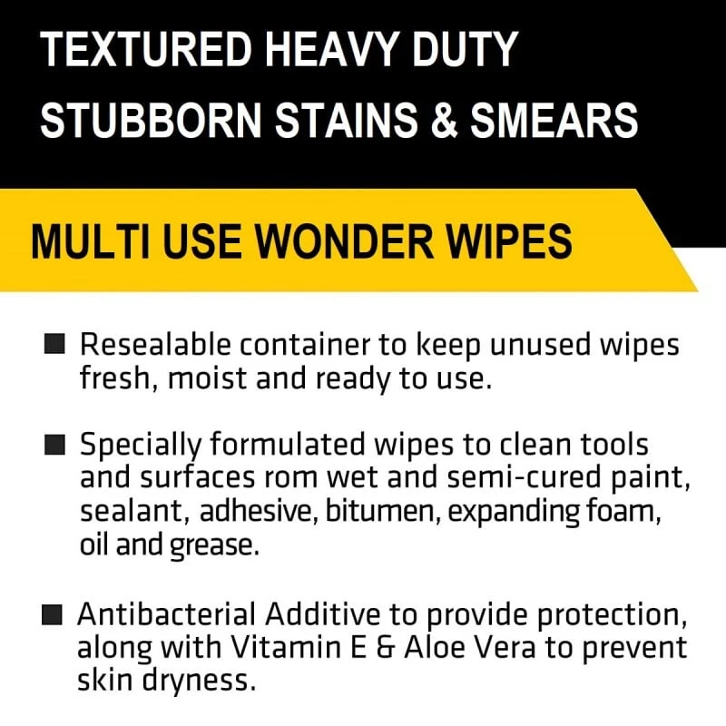 Budget 🧨 Everbuild Textured Wonder Wipes 75 WIPEHD75 Heavy Duty SCRUBS ✨ - Image 2