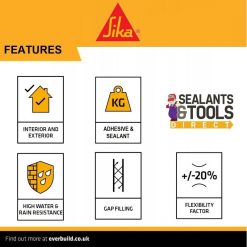Deals ???? SIKA Sikaflex EBT Adhesive Sealant Beige Brown Black Grey White Clear ???? -Everbuild Shop unnamed file 798