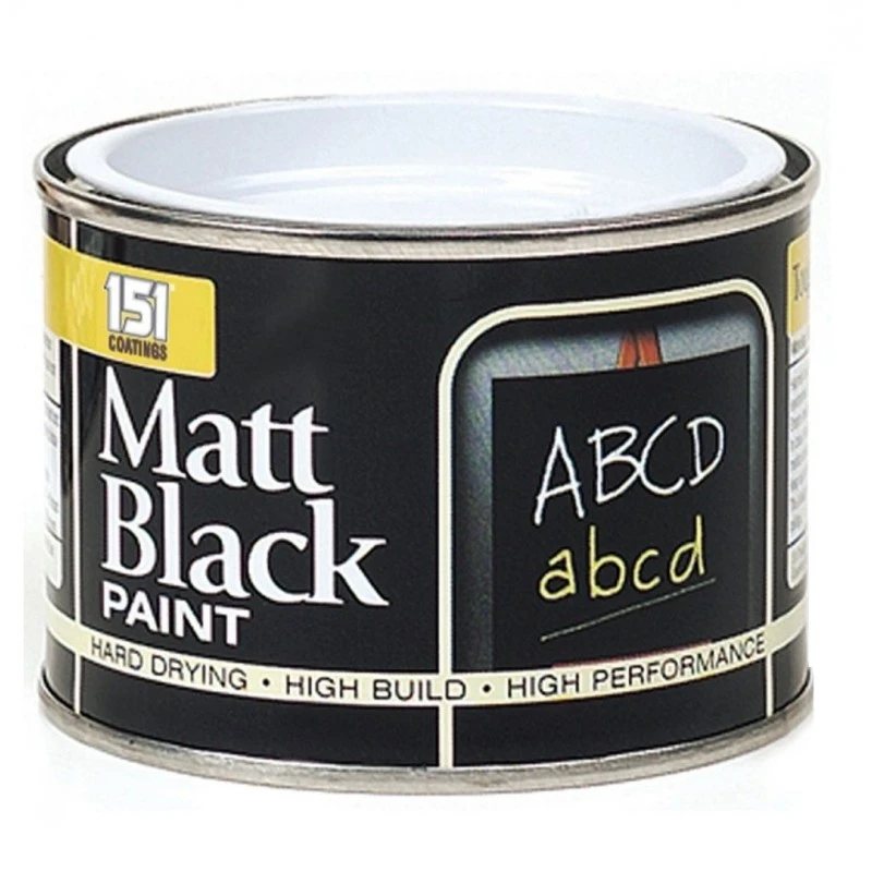 Budget โค๏ธ 151 Matt Black Multi Purpose Paint 180ml Tin DY024A ๐