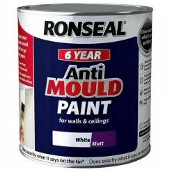 Promo ๐ Ronseal Anti Mould 6 Year Paint White Matt 2.5L 36624 ๐งจ
