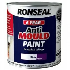 Flash Sale ๐ Ronseal Anti Mould 6 Year Paint White Matt 750ml 36623 โค๏ธ