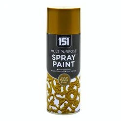Buy ⌛ 151 Multi Purpose Spray Paint Metallic Gold 400ml TAR040 ❤️
