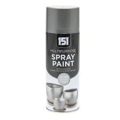 Discount 😀 151 Multi Purpose Spray Paint Metallic Silver 400ml TAR039 🎁