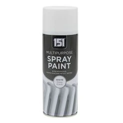 Best Pirce โจ 151 Multi Purpose White Gloss Spray Paint 400ml TAR026 ๐